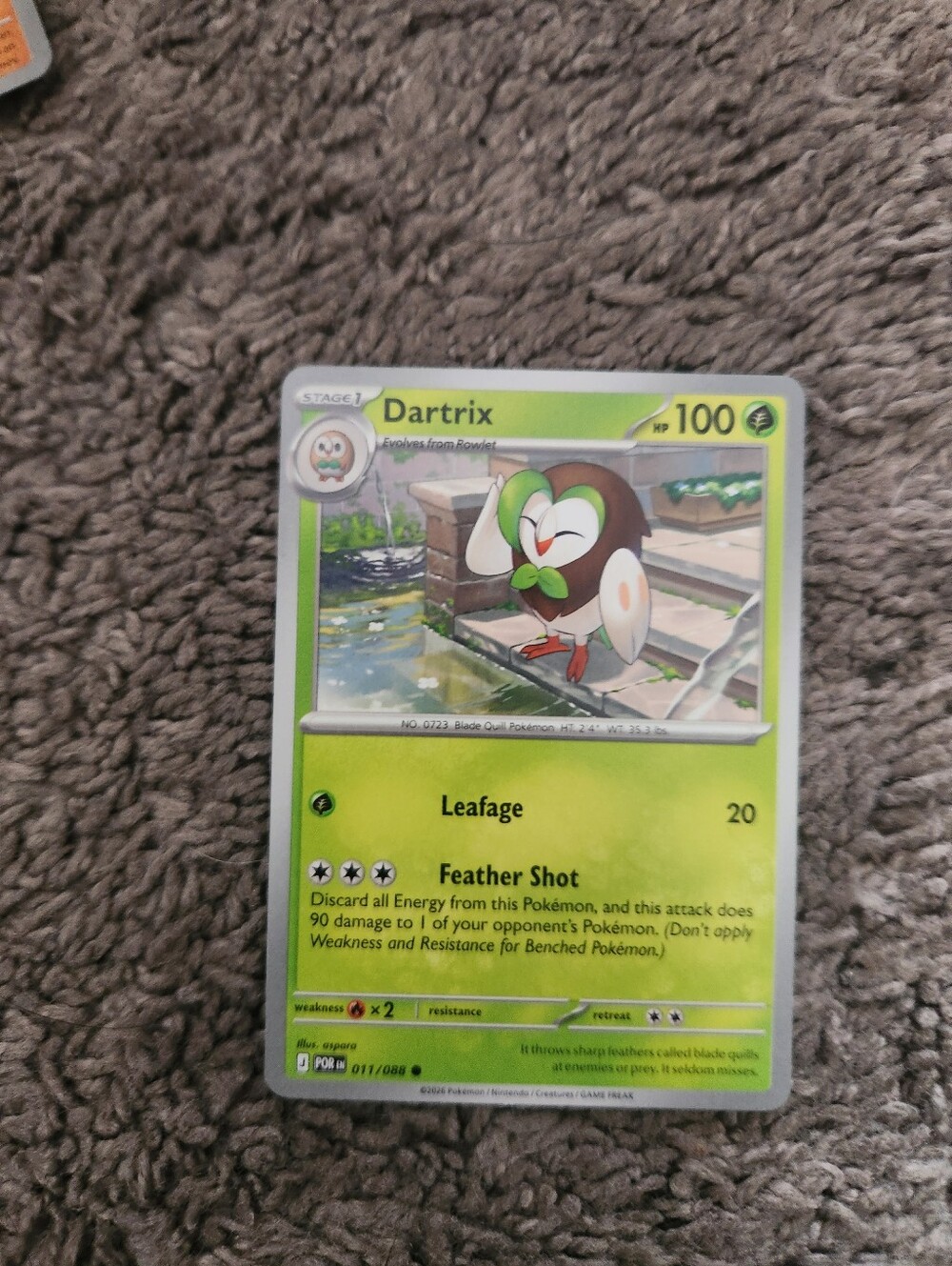 Dartrix 011/088 Me03: Perfect Order Regular
